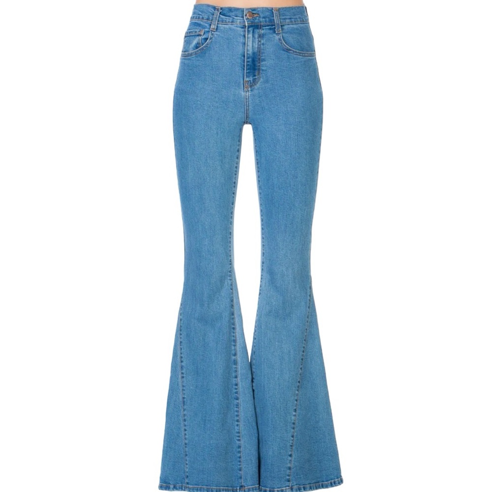 Women's Blue Flare Jeans